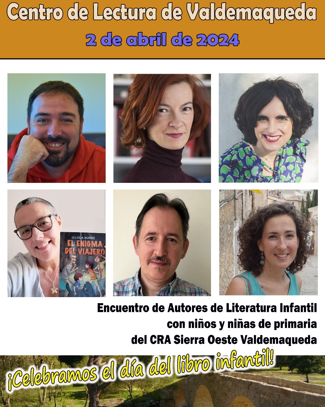 Encuentro de autores de literatura infantil con el alumnado de primaria del CRA Sierra Oeste Valdemaqueda